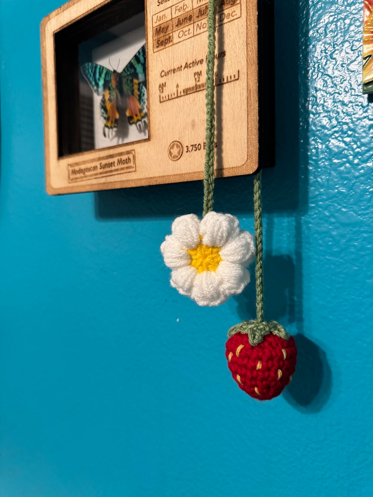 Strawberry Car Charm
