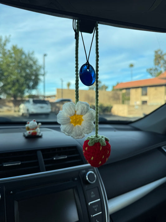 Strawberry Car Charm