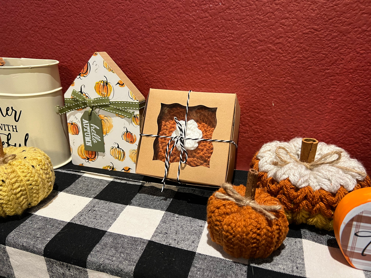 Pumpkin Pie Coasters