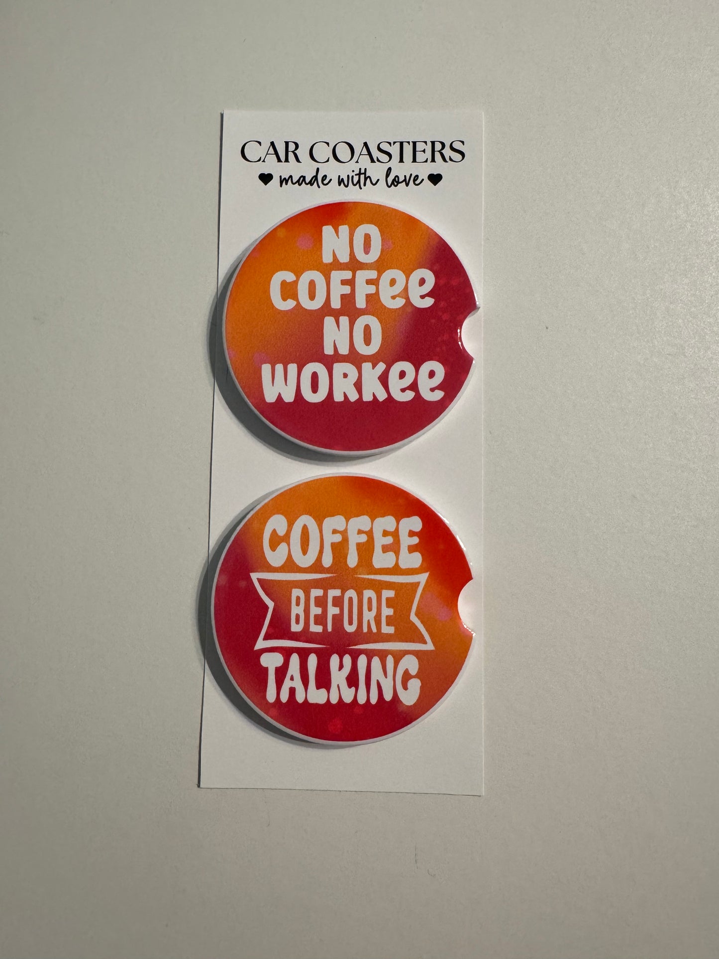 Ceramic Car Coasters