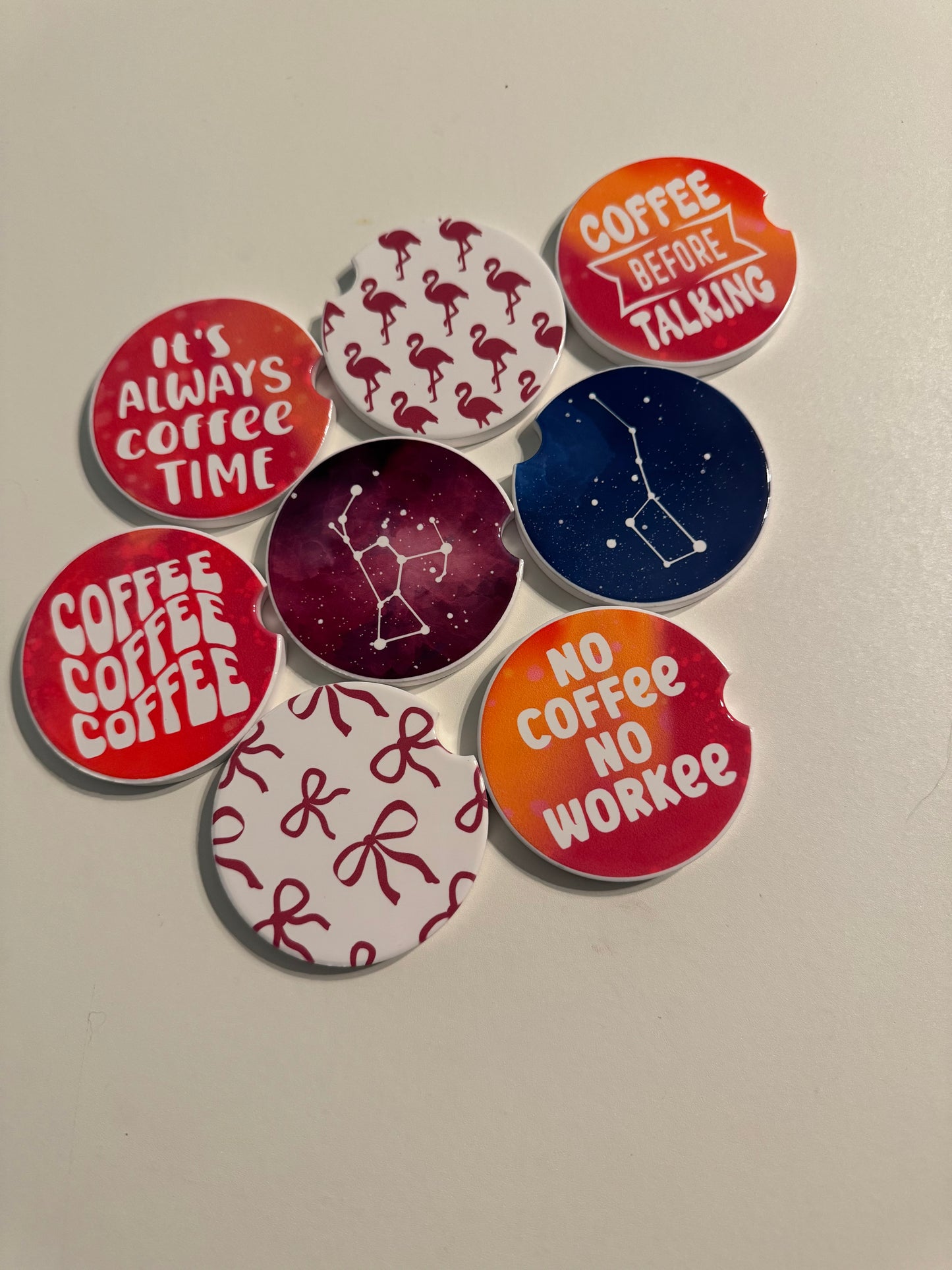 Ceramic Car Coasters