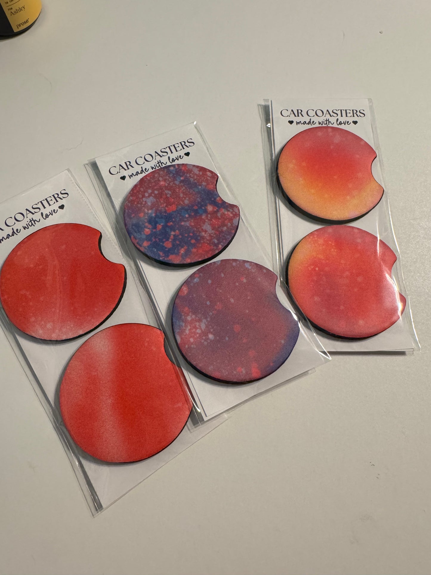 Neoprene Car Coasters