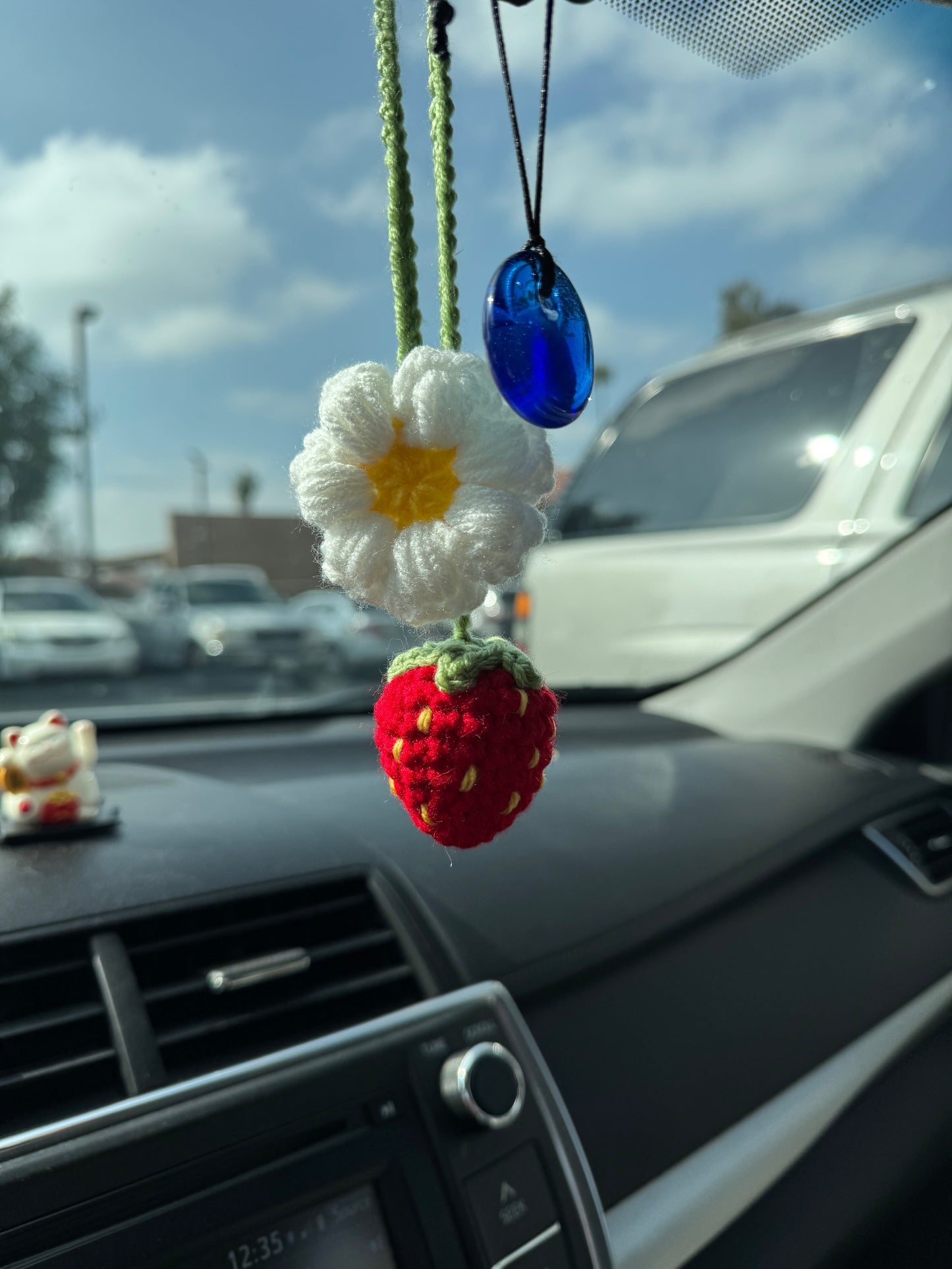 Strawberry Car Charm