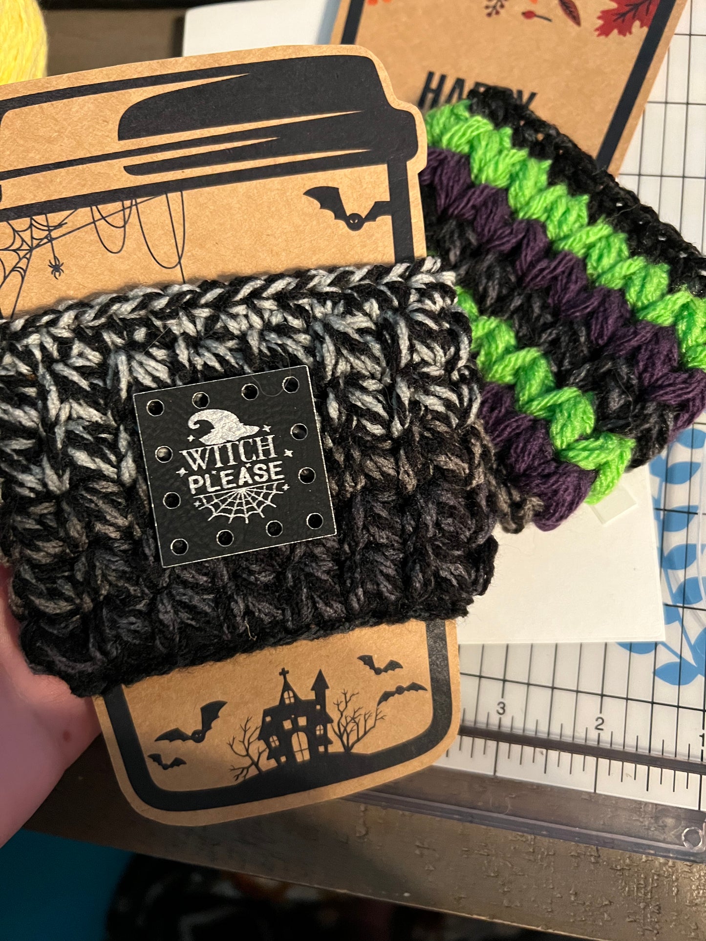Halloween Cup Cozy