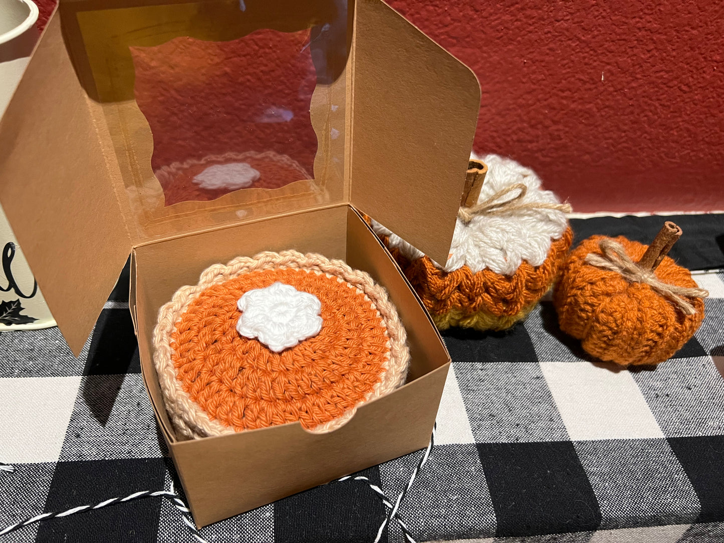 Pumpkin Pie Coasters