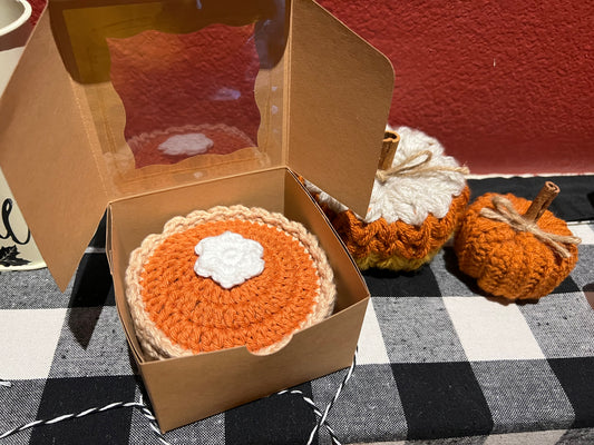 Pumpkin Pie Coasters