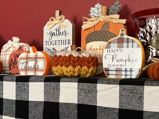 Candy Corn Pumpkin