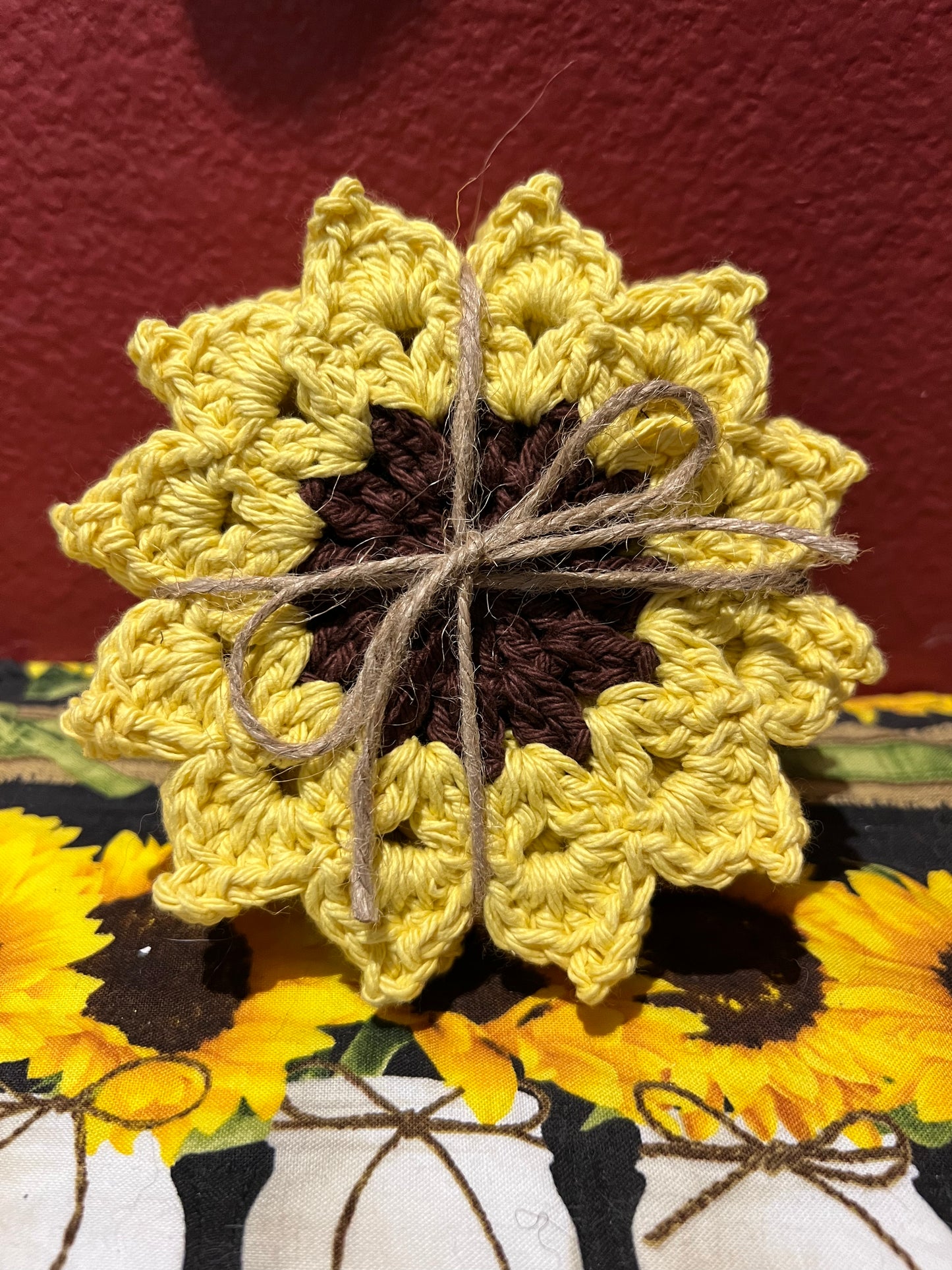 Sunflower Coasters