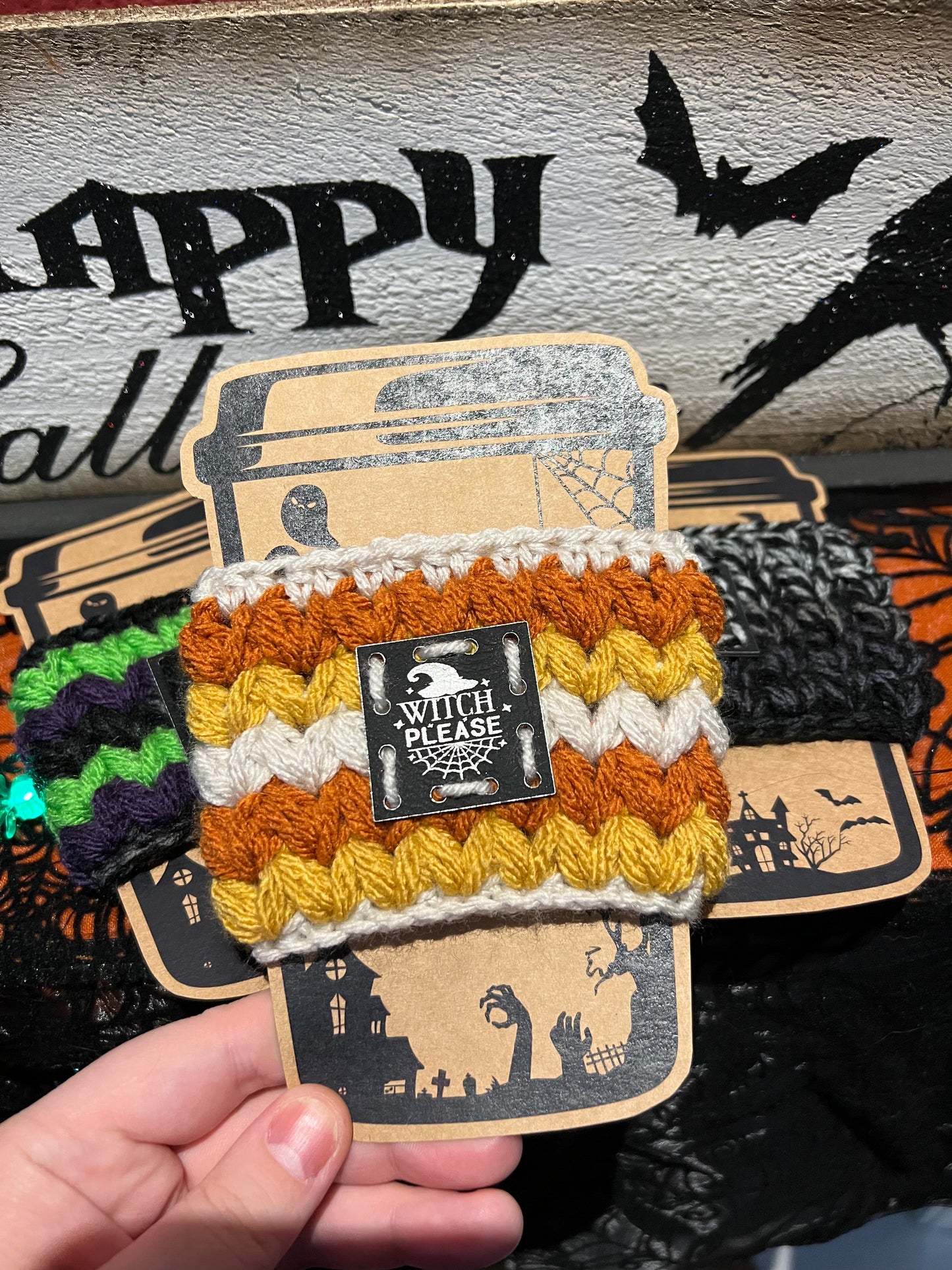 Halloween Cup Cozy