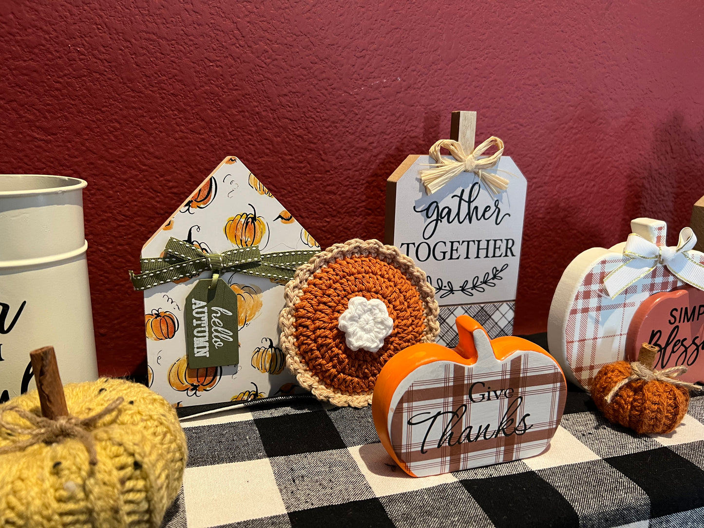 Pumpkin Pie Coasters