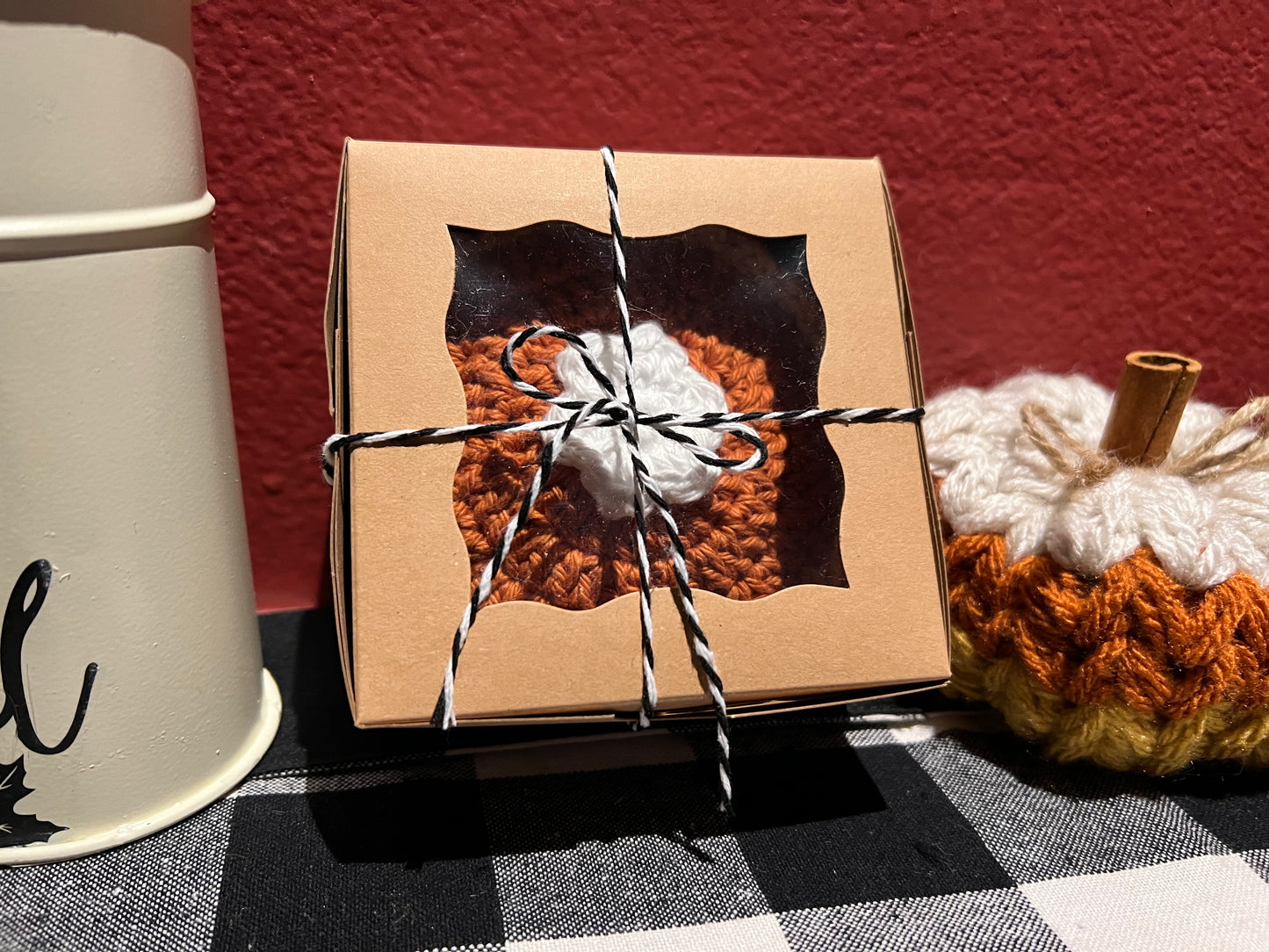 Pumpkin Pie Coasters
